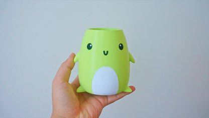 White Belly Planter & Pen Holder