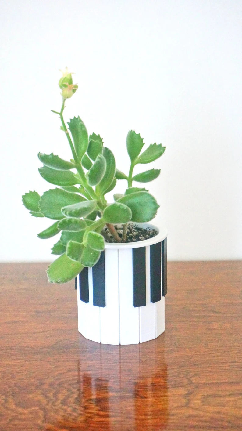 Piano Keys Planter & Pen Holder