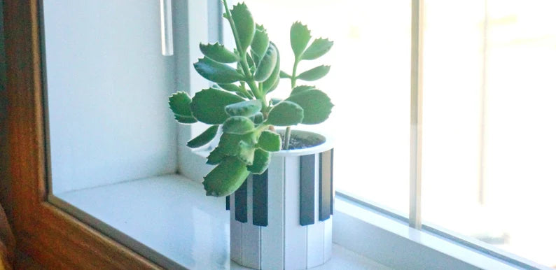 Piano Keys Planter & Pen Holder