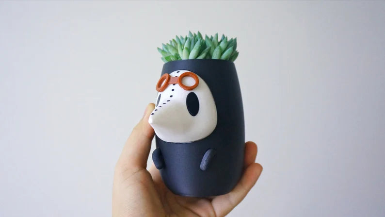 Plague Doctor Planter & Pen Holder