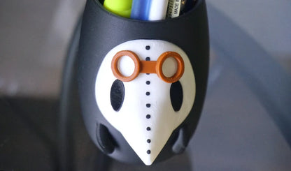 Plague Doctor Planter & Pen Holder