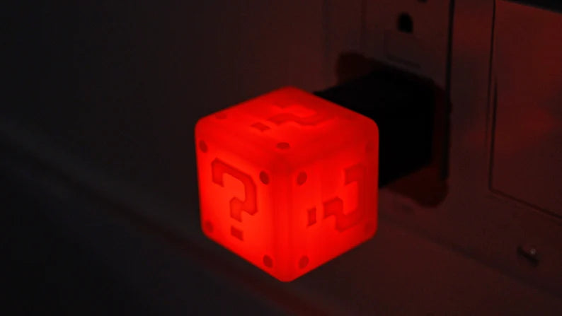 Super Mario Block USB Wall Night Light