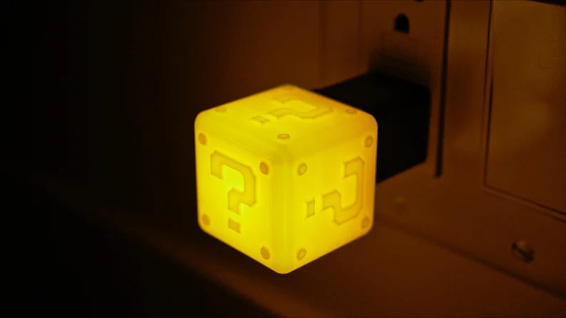 Super Mario Block USB Wall Night Light