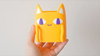 Omori Big Yellow Cat Planter