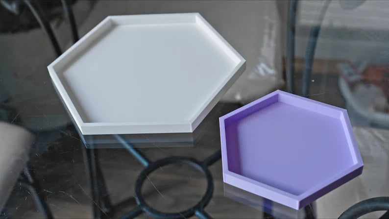 1/2 Inch Tall Hexagon Drainage Tray