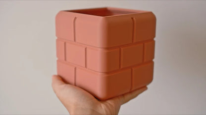 Brick Block Planter & Pen Holder