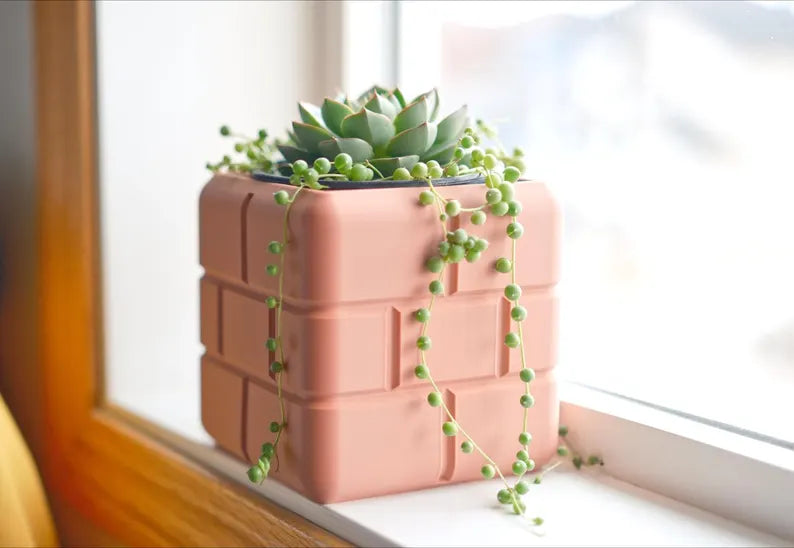 Brick Block Planter & Pen Holder