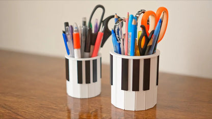 Piano Keys Planter & Pen Holder