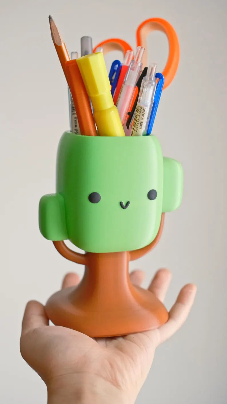 Smiling Tree Planter / Pen Holder
