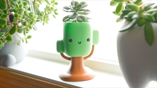 Smiling Tree Planter / Pen Holder