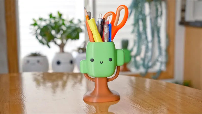 Smiling Tree Planter / Pen Holder