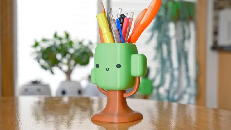 Smiling Tree Planter / Pen Holder