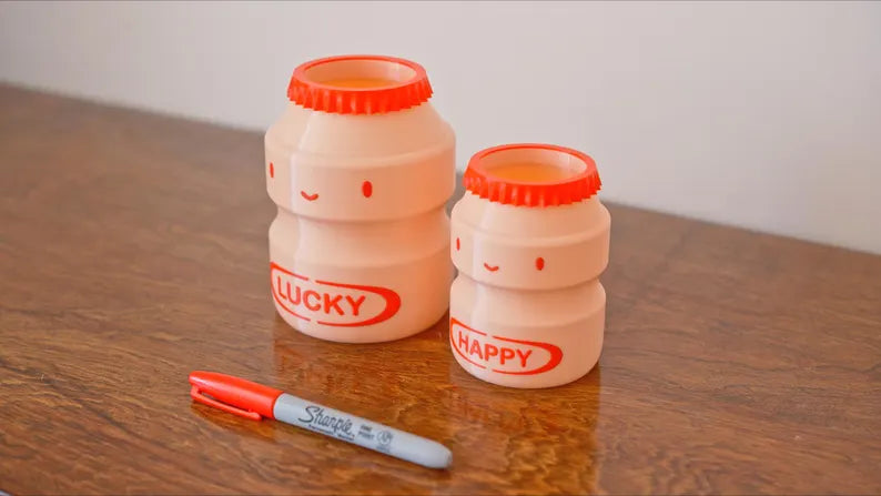 Yakult Plant Pot & Pencil Holder