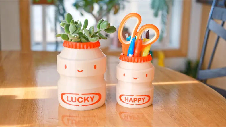 Yakult Plant Pot & Pencil Holder