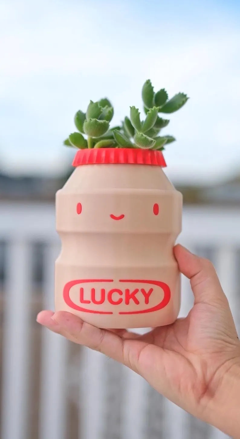 Yakult Plant Pot & Pencil Holder