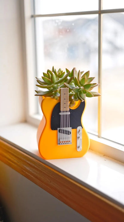 Telecaster Guitar Plant Pot & Pencil Holder