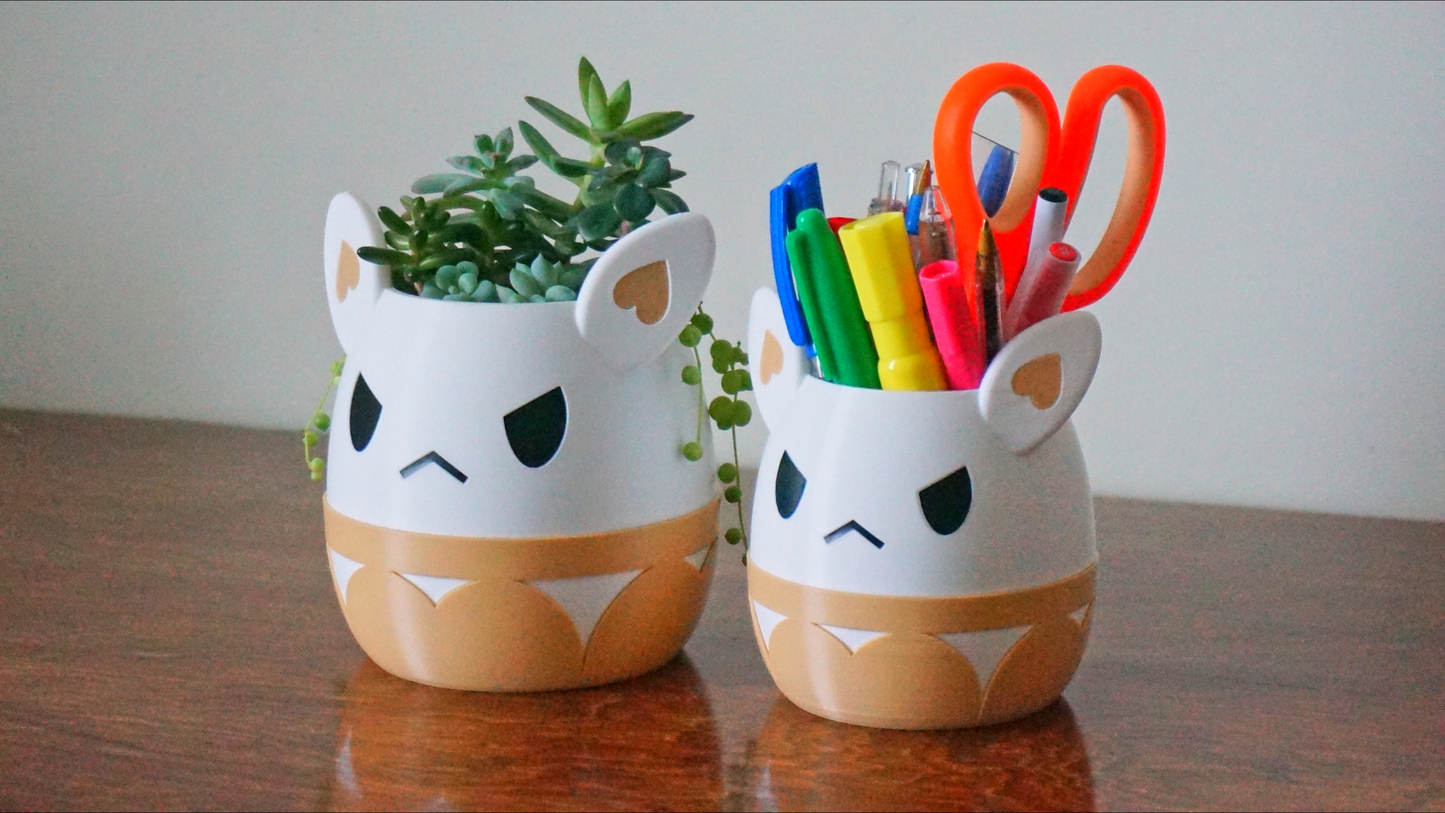 Genshin Impact Klee Bomb Planter & Pen Pencil Holder