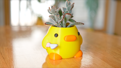 Knife Duck Meme Planter & Pencil Holder