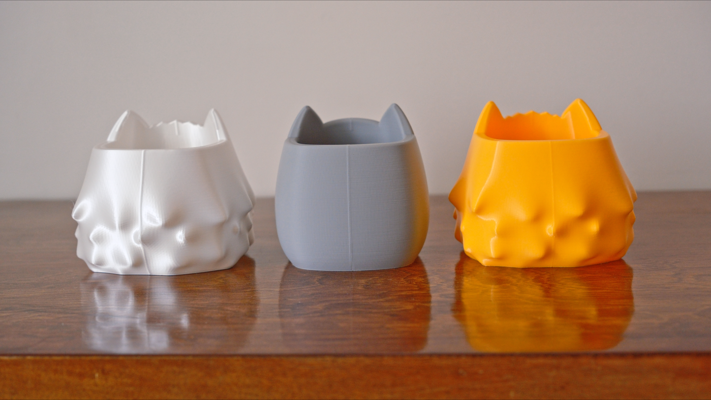 Angry Cat Planter & Pen Holder