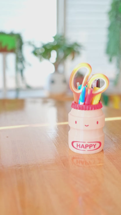 Yakult Plant Pot & Pencil Holder