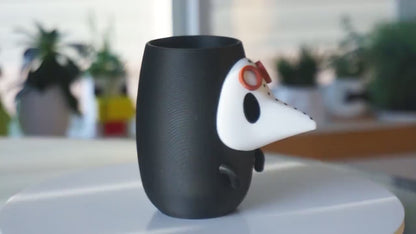 Plague Doctor Planter & Pen Holder