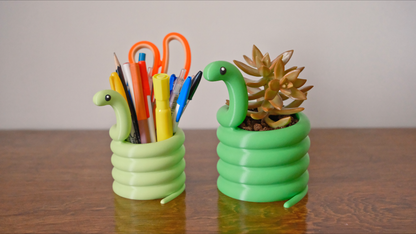 Snake Planter & Pen Pencil Holder