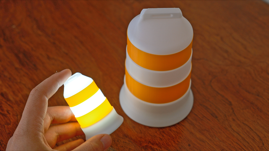 Traffic Barrel Fidget Light