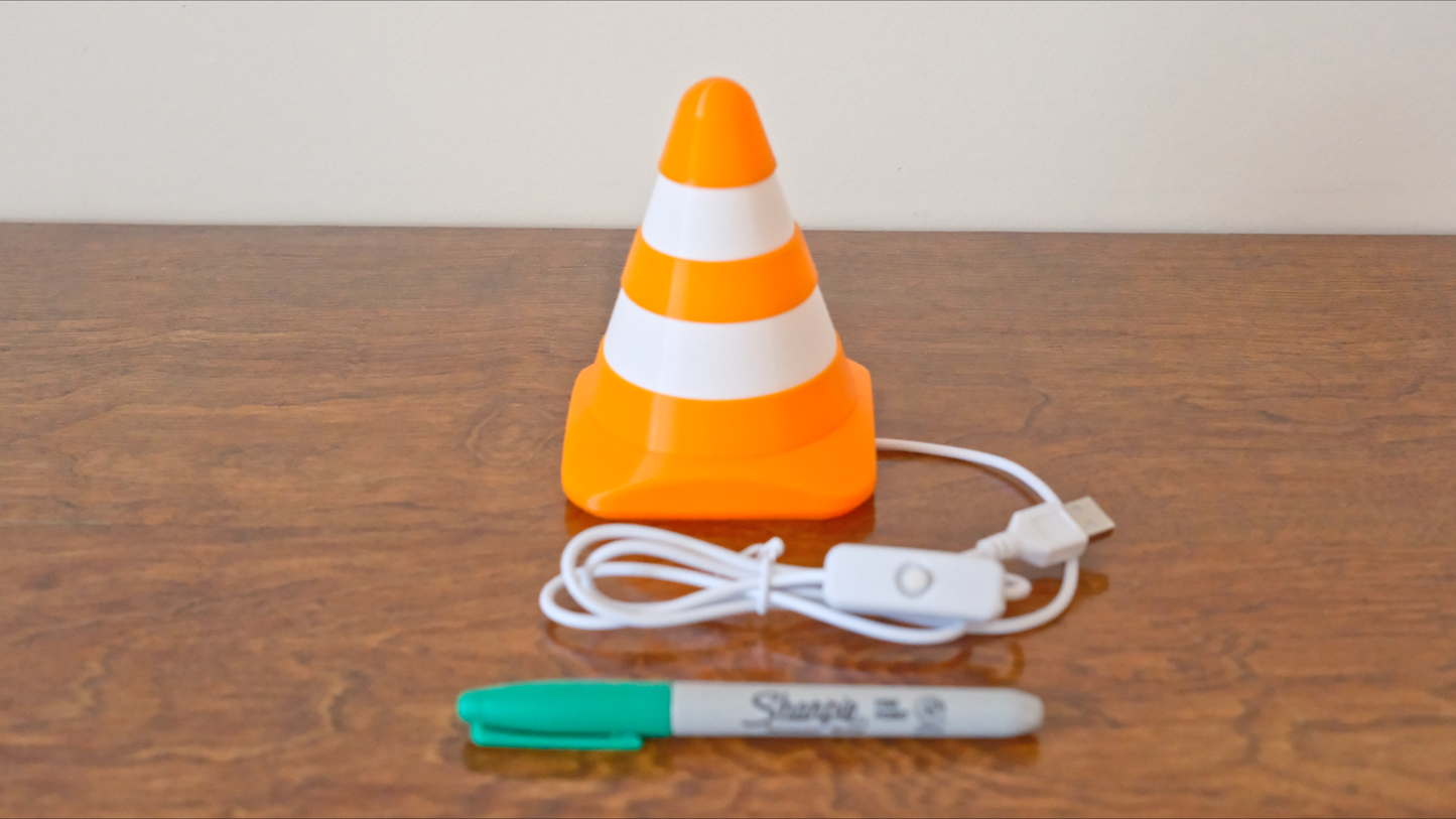 Traffic Cone USB Light