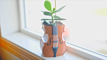 Violin Planter or Pen Holder