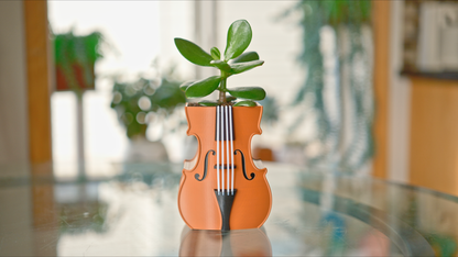 Violin Planter or Pen Holder