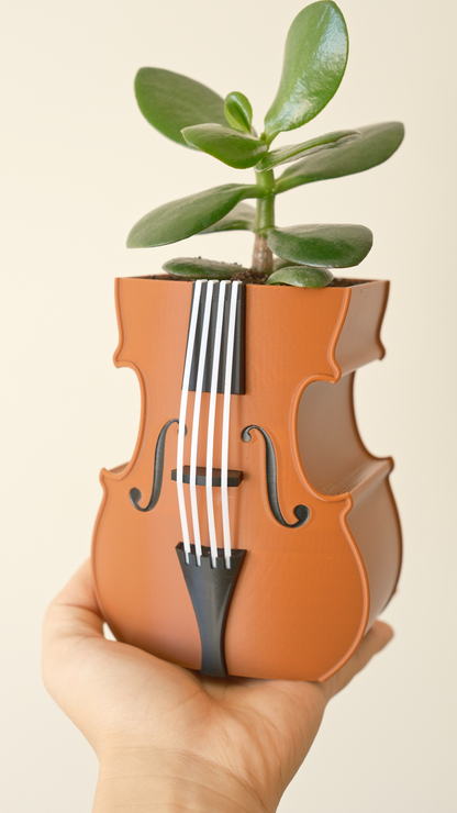 Violin Planter or Pen Holder